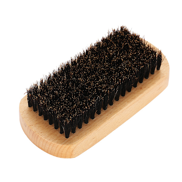 Män Mustasch Oval Trä Färg Borste Skäggvård Rakning Rengöring Grooming Kit