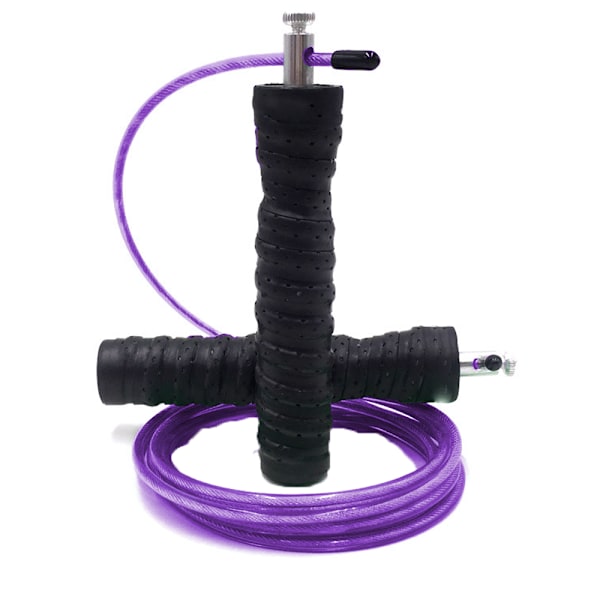 Crossfit Speedträning för Män och Kvinnor, Justerbar Kabel utan Trassel, Svettbandshopprep
