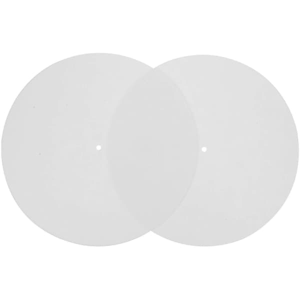 2pcs Vinyl Record Mats Turntable Felt Mats Non-slip Turntable Protective Pads