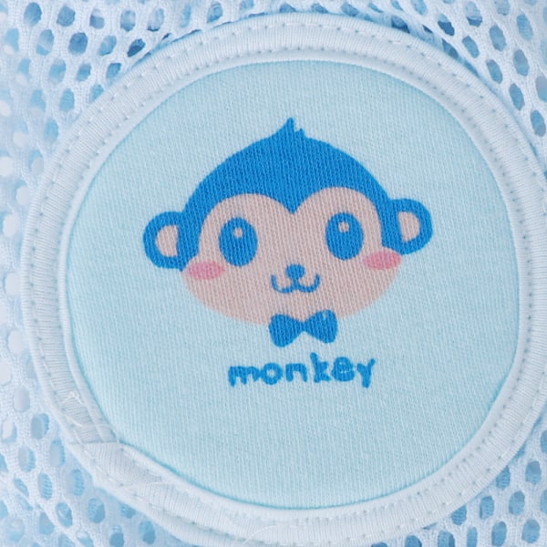 Baby Toddler Kryp Skyddande Knäskydd Mjuka Andningsbara Mesh Knäskydd 2 Par Blå