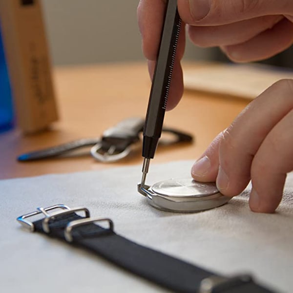 Dubbelsidig rå öron sats ersättning klockarmband skala sats klocka reparation verktyg lossning rem avmontering klack nål-används för att ta bort klockvisarna