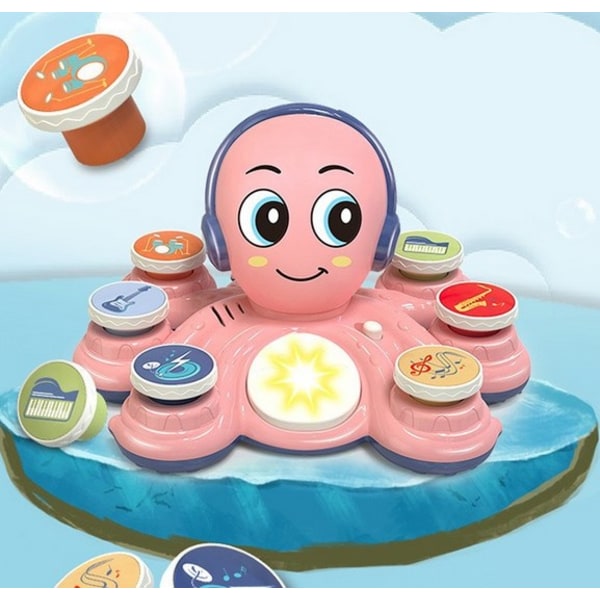 Baby leksaker Lärleksaker för småbarn, bläckfiskmusik