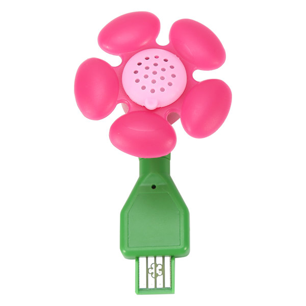 Mini USB Flexibel Aromaterapi Diffuser Luftfuktare Hem Kontor Bil Aromaterapi Enhet Ros Röd