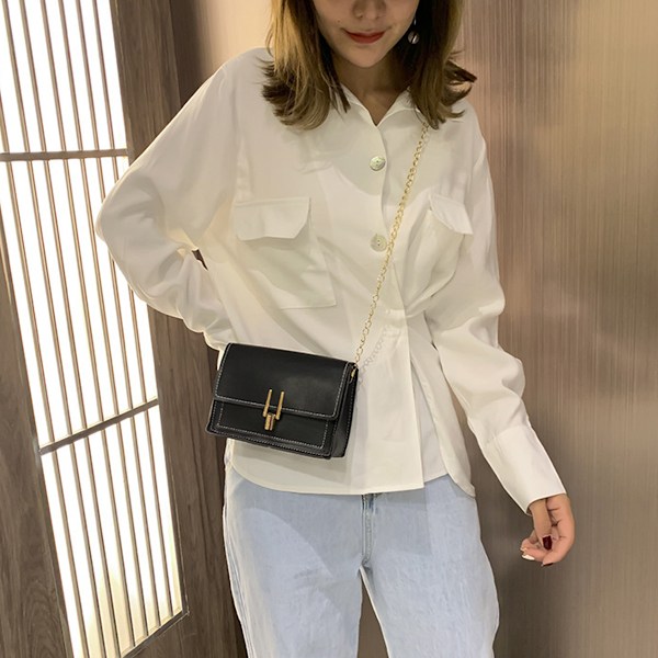 Färgblockerade Crossbody-väskor för Kvinnor Läder Cross Body Plånböcker Söta Designer Handväskor Axelväska