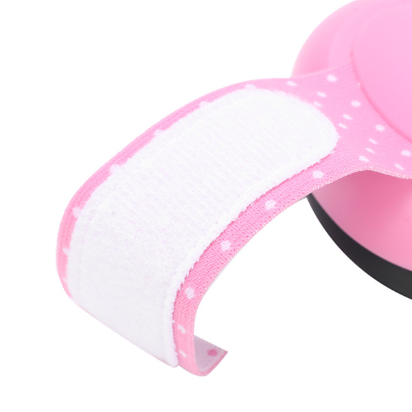 Ljudisolerande Öronmuffar för Bebisar, Rosa med Elastisk Snodd, Brusreducerande, Ljudskydd för Barn