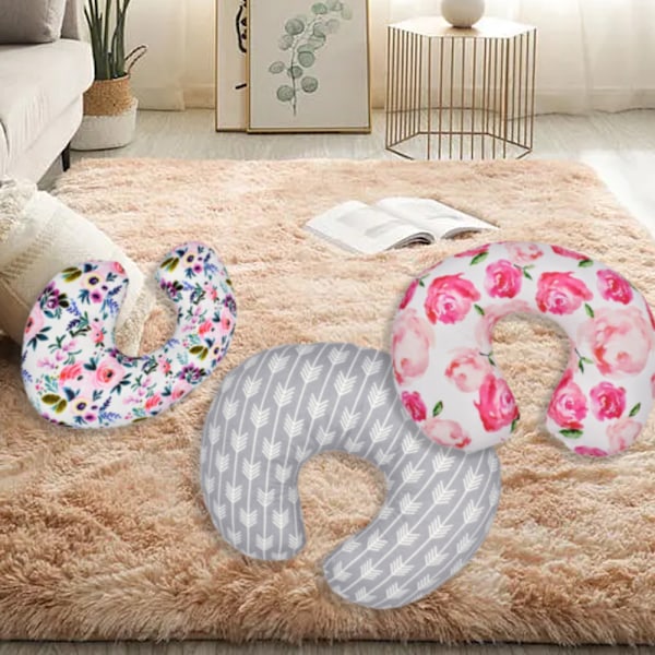 Nyfödd vilstol vattentät avtagbar överdrag neutral grå pil | design | Minky tyg