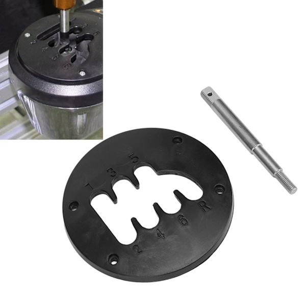 Växelspaksplatta Mod Proffs Kort Växelspak Mellanplatta Mod med 95mm Spak för Thrustmaster TH8A Växeltillbehör