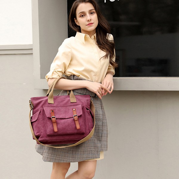 Kvinders Tophåndtag Satchel Håndtasker Skuldertaske Messenger Tote Taske Pung Crossbody Taske Rejse Arbejde Tote Taske