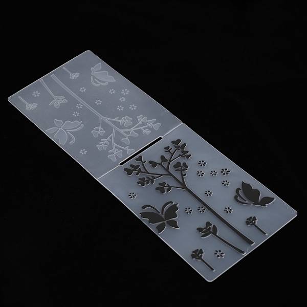 DIY Baking Mold Embossing Templates Flower Candle Leaves Fondant Decorating Mould 56054