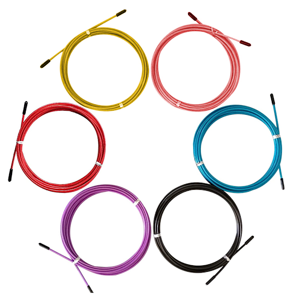 Udskiftningskabel til Speed Jump Rope, 6 stk. Rustfrit Ståltråd til Hurtige Springtov