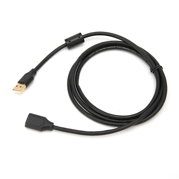 MINDPURE USB 2.0-förlängare, förgylld, flexibel, antioxidant, miljövänlig dataförlängningskabel