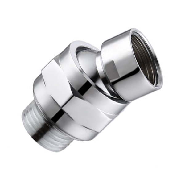 Duschanslutning Kulled Duschhuvud Svängbar Kulled Adapter Justerbar Duscharm Förlängning Universal Komponent Borstad Nickel