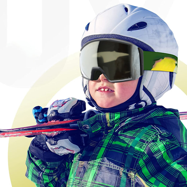 Dobbeltlags Anti-Dug Sylindriske Skibriller Snøsportsbriller