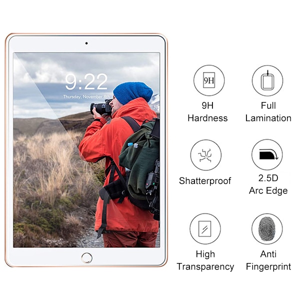 Lämplig för skärmskydd iPad 10.9 2022 (10:e generationen)