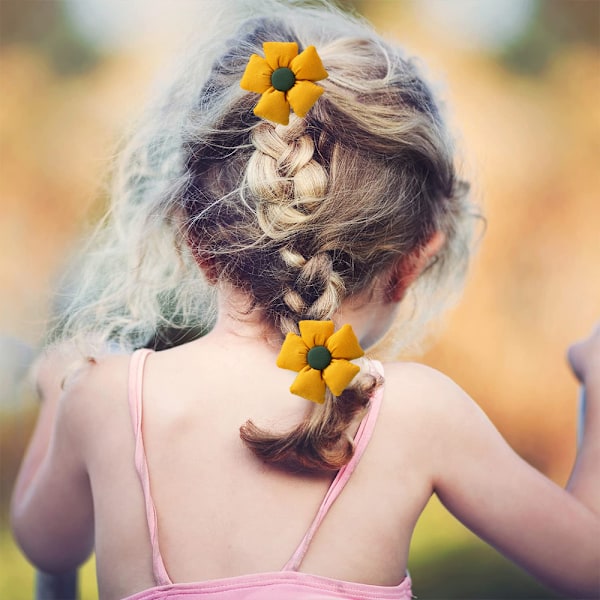 Bomullselastiska slipsar Blomsterhästsvanshållare Pigtail slipsar