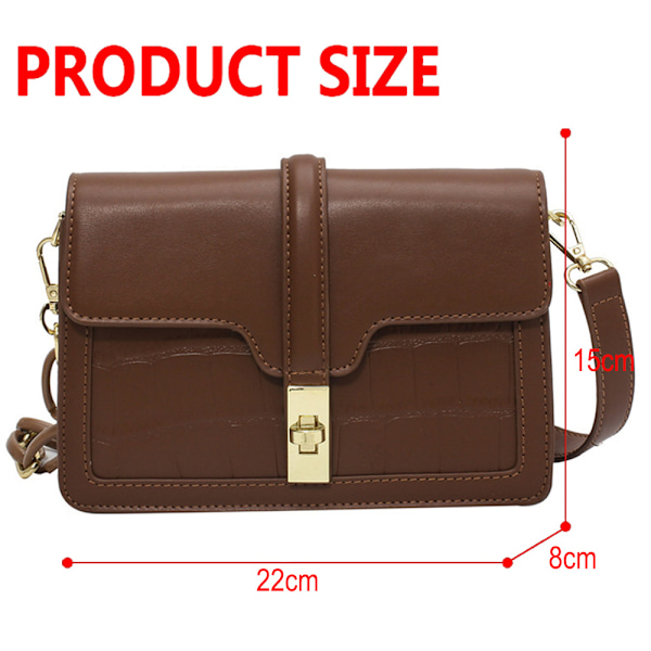 Damväska, liten crossbody-väska, axelväska, liten handväska, kuvertväska, trendig mångsidig kvällväska