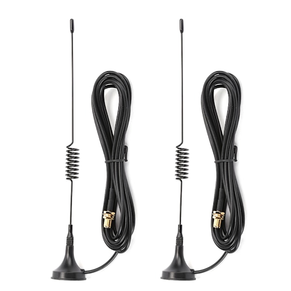 2 st Mobilbil Magnetisk Antenn Signalförstärkare Aerials för BaoFeng UV‑5R 8W Walkie Talkie