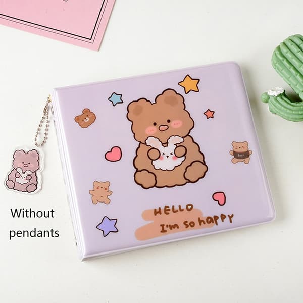 20 Kapasitet Hardt CD-etui Organizer Tegneseriebamse - Perfekt 4_tfrf 4