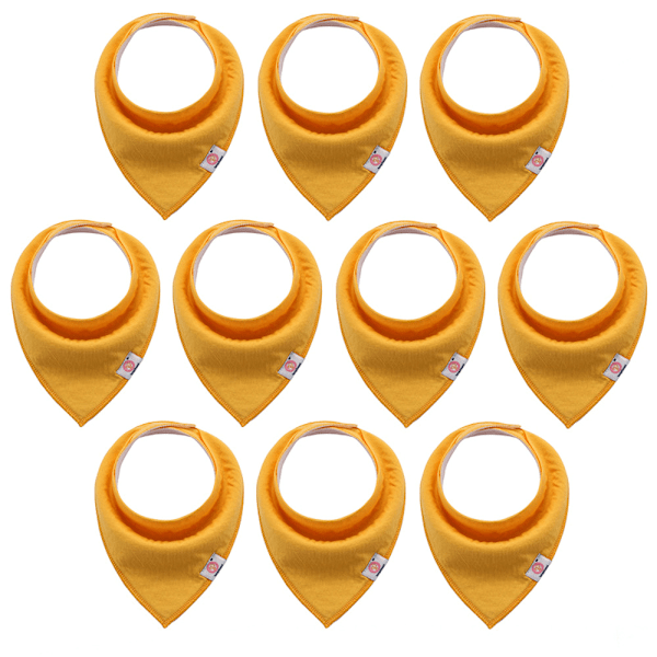 Baby Bandana Drool Bibs 10-pack - Spädbarnshaklappar för Pojkar, Flickor, Unisex för Tandsprickning och Dregling