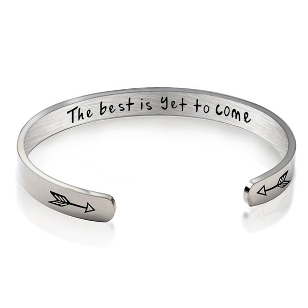Personlige armbånd for jenter/damer - Inspirerende smykkergaver til bestevenner/mødre/døtre/søstre (flere design)