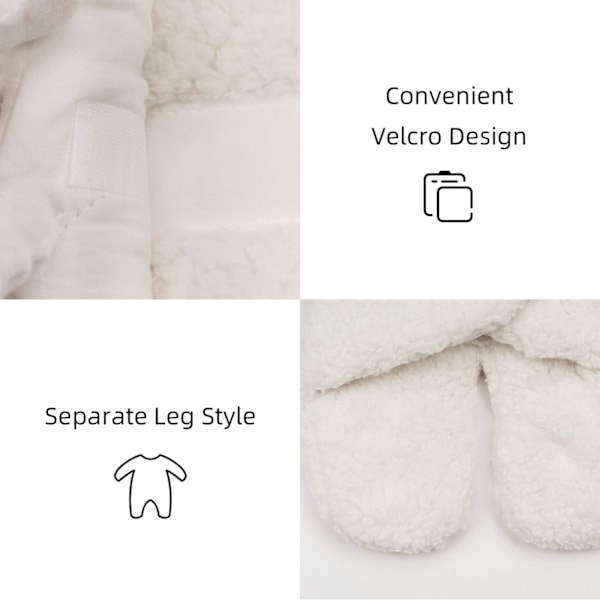 Søde Nyfødte Babytæpper Pludsede Swaddle Tæpper