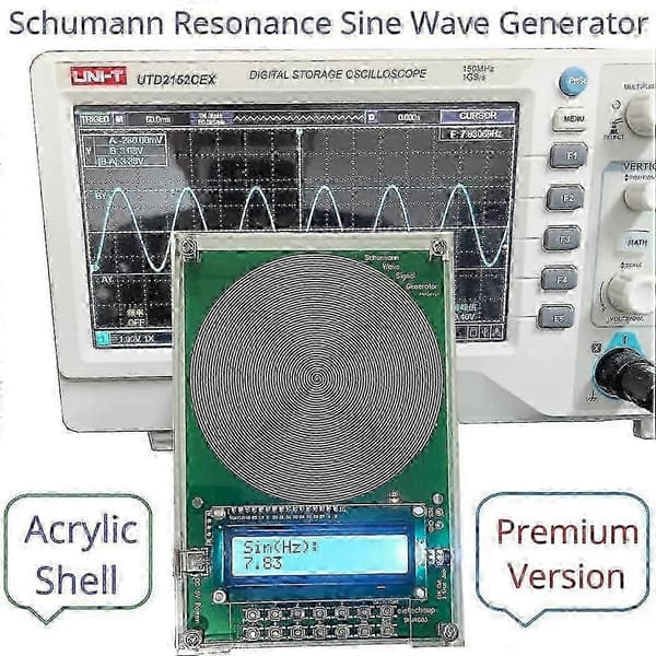 Calminity Frekvensmaskin Justerbar Sinusvågsgenerator för Avkoppling Sömn Hög Precision with shell