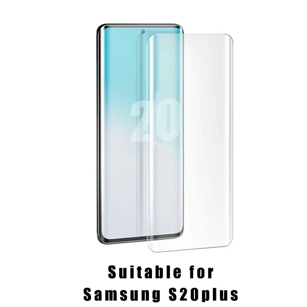 Samsung Galaxy S20 Plus Skärmskydd Skyddsplast Displayskydd transparent