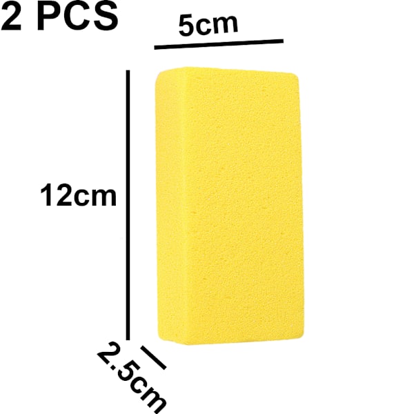 Fodskrubbe til Pedicure - Pumexsvamp til Fjernelse af Hård Hud - 2 stk.