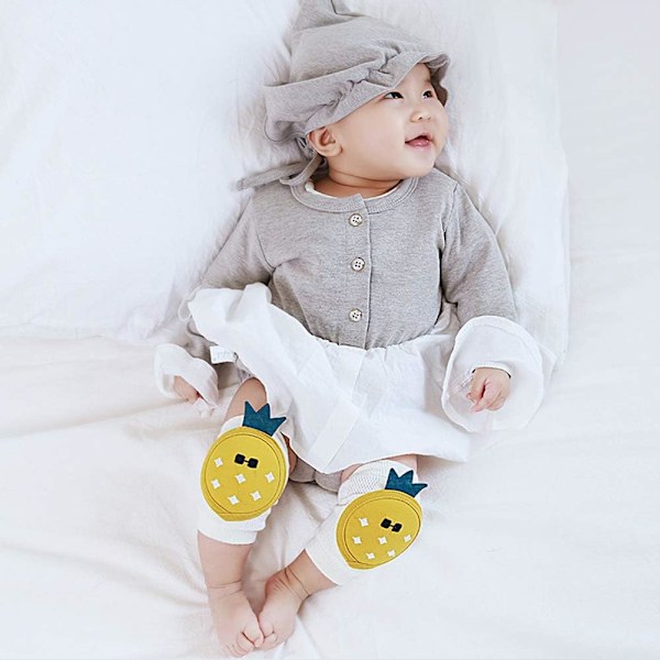 Baby Knæbeskyttere til Krabling, Unisex Baby Anti-Slip Knæbeskyttere, Småbørns Knæpuder Sikkerhedsbeskyttende Dækning