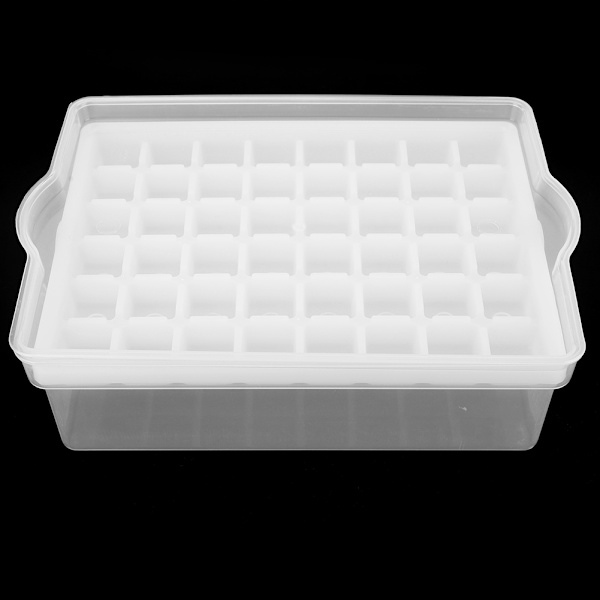 DIY PP Isbittsformer Fryser Puddingform Sjokoladeform Med Oppbevaringsboks Skje