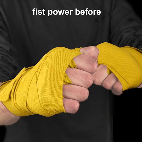 Bomuld Bandage Bokse Håndbind Hånd Wrap Combat Beskyt Bokse Kickboxing Håndbind Træning