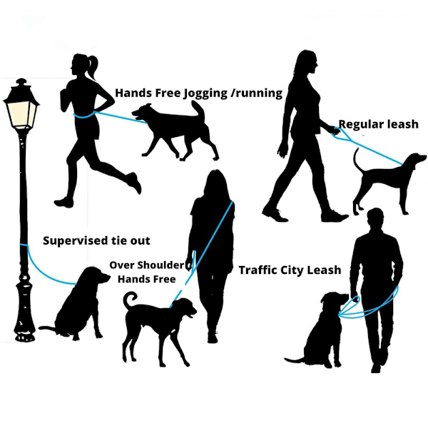 Hunde-træningsline lavet til hvalpe, mellemstore og store hunde