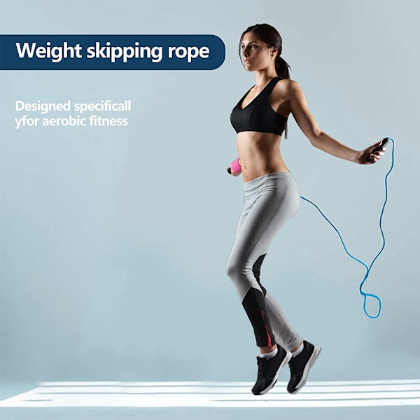 Vektet Hopptau, Sportshopptau for MMA Boksing Vektreduksjon, for Trening, Vektreduksjon, Sport