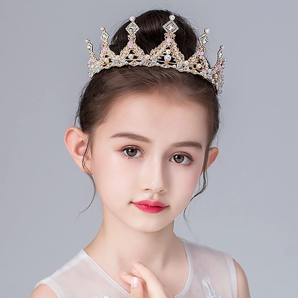 Rhinestone Prinsesse Pandebånd - Krystal Bryllups Tiara til Fødselsdag Cosplay Kostumer Hårtilbehør