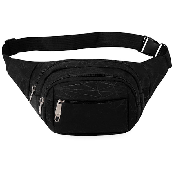 Casual bröstväska för män randig mobiltelefon midjeväska mode en-axlad crossbody sport ryggsäck