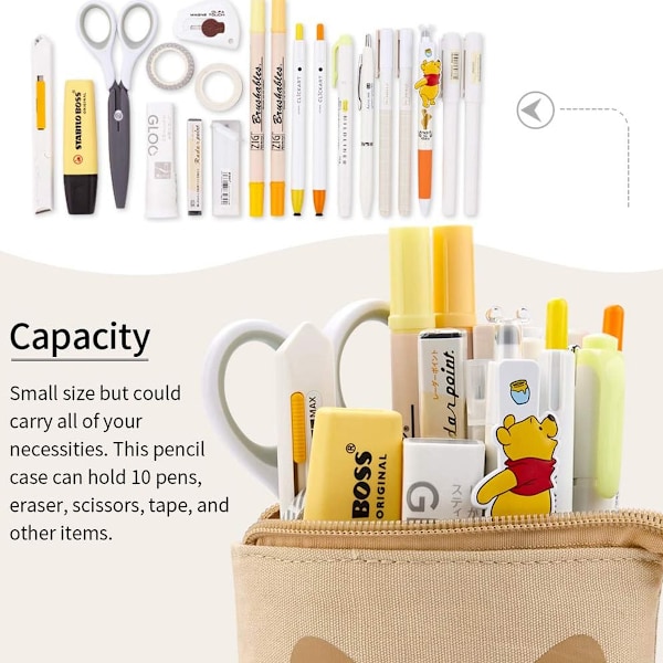 Stor Kapacitet Blyantstift Etui Box Organizer Stor Opbevaring til Bullet Journal