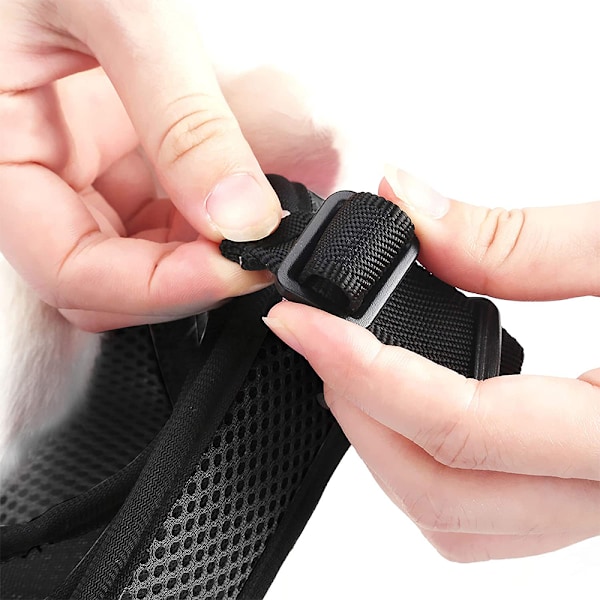 Liten husdjursele med klocka, ingen dragkomfort vadderad väst hållbar nylon, marsvinssele koppelset alla årstider för liten kanin, iller, råttor, leguan,