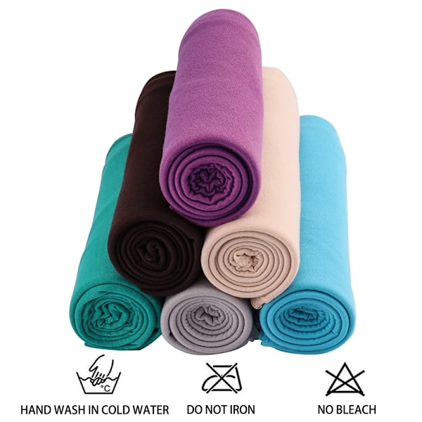 Stretch Hårscarf Stickad Huvudband Urban Hårinpackning Enfärgad Ultra Mjuk Extra Lång Andningsbar Huvudband