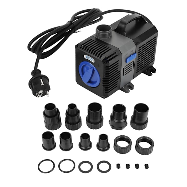 Neddykbar Vannpumpe 5200L/H 40W Akvarium Fiske Tank Damm Fontene Pumpe