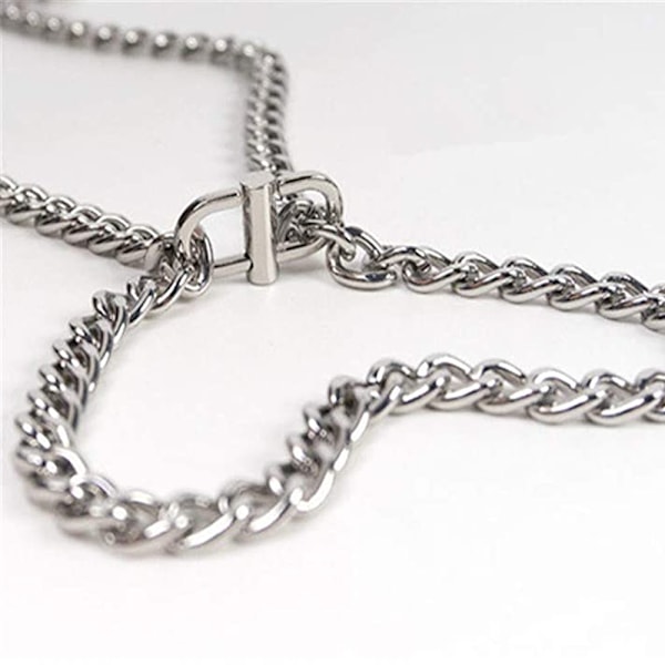6 stk Justerbare Metallspenner for Kjedeveske, Kjedelinker Mini Klips for å Forkorte Lengden på Metallkjeden