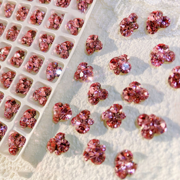 16 stk. Neglekunst Rhinestones Stene med Flatback Negle Stene