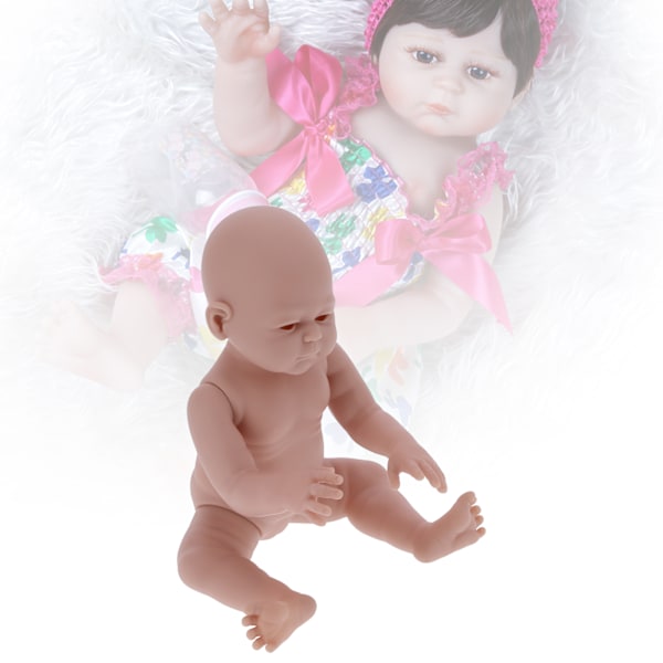 19 Tommer Umalet Reborn Baby Dukke Kits Vinyl Uafsluttet Baby Pige Dukke Form Dele