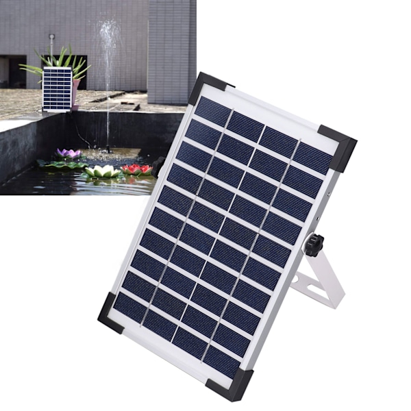 Solcellefontæne Solenergi 10000 Timer Levetid Fint Håndværk Enkel Betjening Solcellefontænepumpe