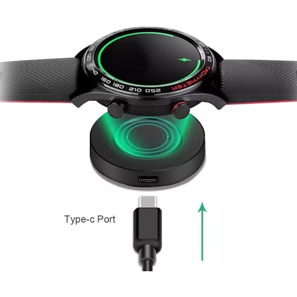 Laddare, Huawei Watch GT, Honor Magic Watch, Svart