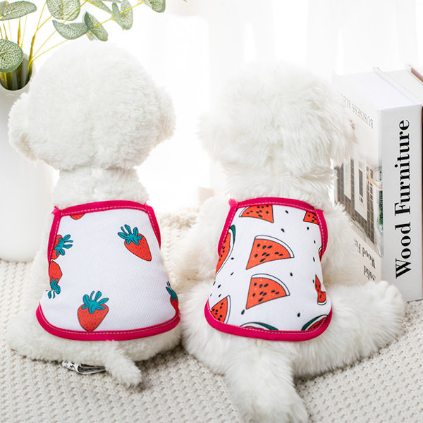 Kesäiset lemmikkieläinten vaatteet kissalle Bichonille lainsäädännölliseen taisteluun Pomeranianille pienelle koiralle uusi liivi hihna koiranvaatteet