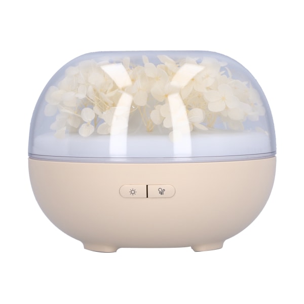 Beige Mini Aroma Diffuser med Lys USB-drevet Bord