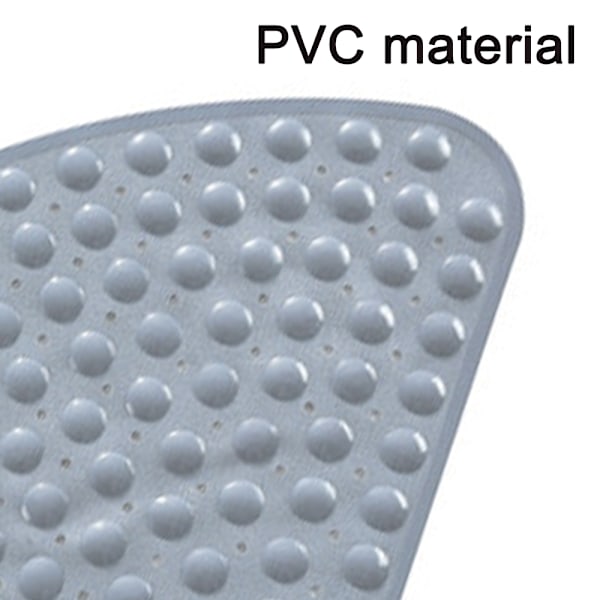 Sector Badematte 54*54cm PVC Sector Anti-Skli Badematte for Dusjrom Tepper med Sugkopper Badekar Tepper for Bad