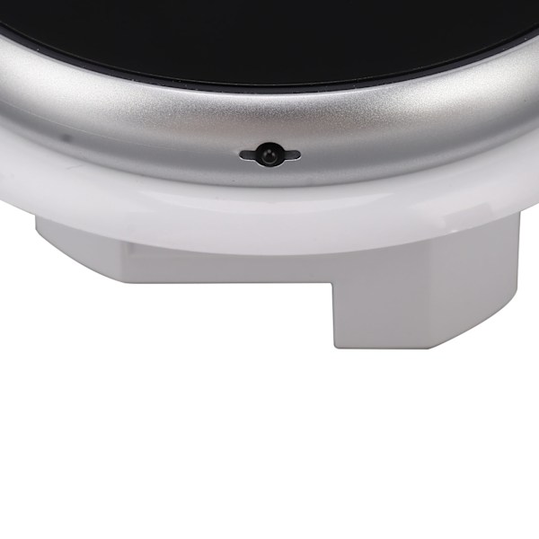 Programmerbar Termostat Elektrisk Opvarmning Rund Bund 13mm Forsænket Panel LED Display Trådløs Intelligent Termostat AC95~240V Sort