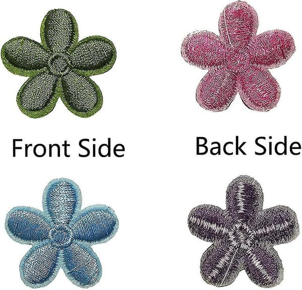 23 stk Mini Solsikke Broderi Patch Selvklebende Broderi Tilpasset Ryggsekk Patch For Menn, Kvinner, Gutter, Jenter, Barn.