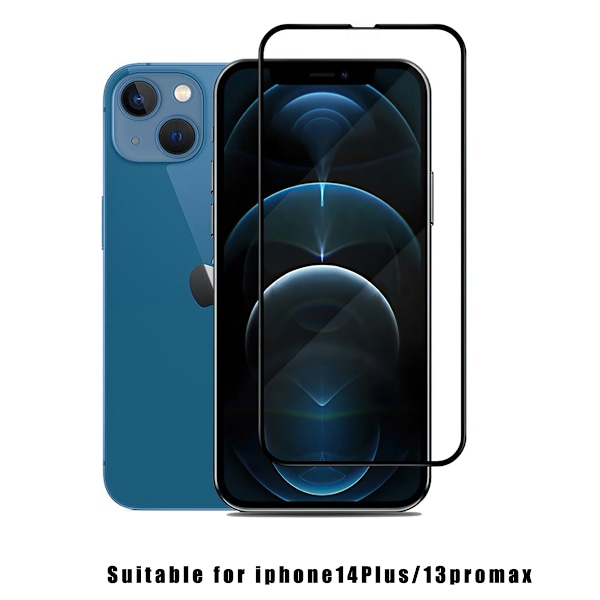 För att skydda din iPhone 14 Plus - härdat glas! Skyddsfilm